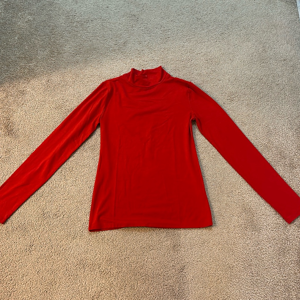 Red Turtleneck Red